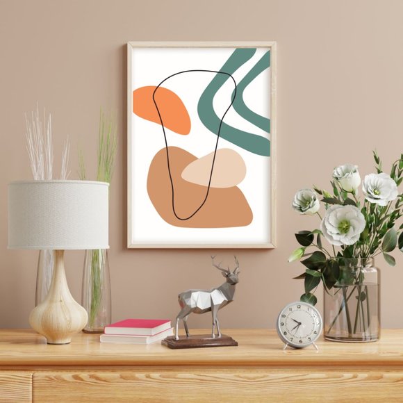 2/$35 Modern Minimalist Abstract Boho Wall Art Print Home Decor [No Frame] - Picture 2 of 6